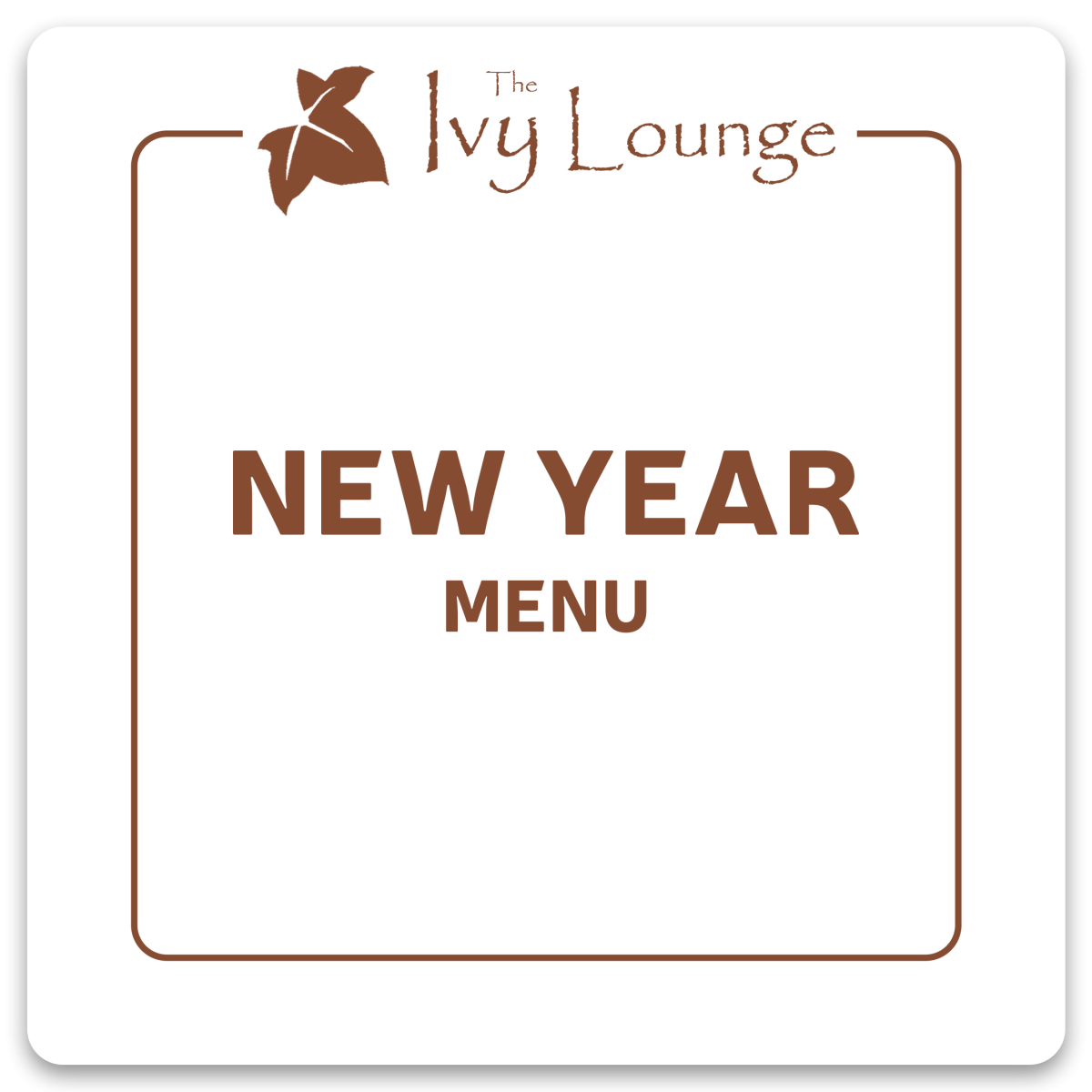 NEW YEAR MENU