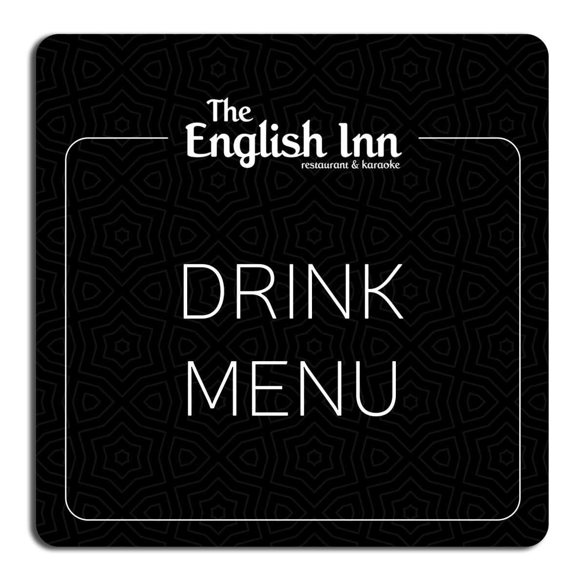 Drinks Menu
